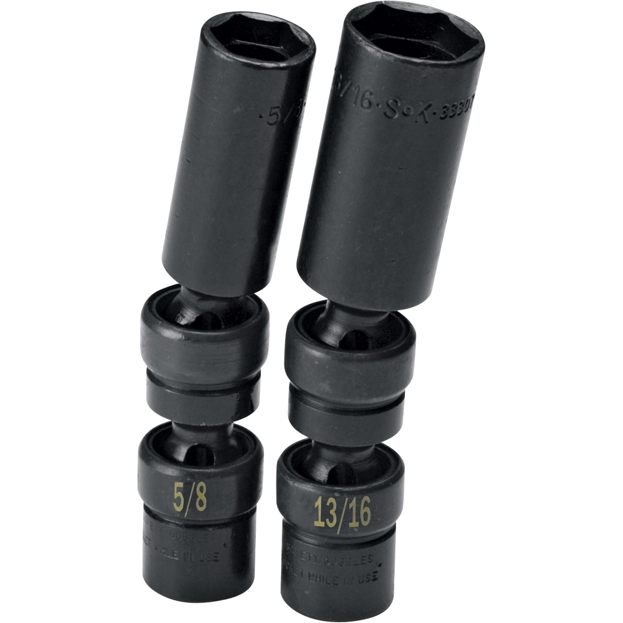 SK Tools Double Swivel Spark Plugs — 3/8in. Drive, 2-Pc. Set, Model# 33303